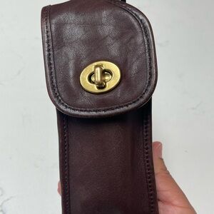 Coach vintage cell phone holder